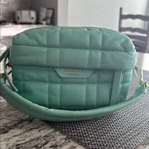 Kate Spade blue/green Quilted Crossbody Bag